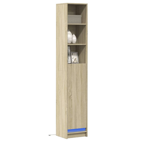 Sideboard With Led 36X32.5X200 Cm Engineered Wood