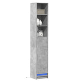 Sideboard With Led 36X32.5X200 Cm Engineered Wood