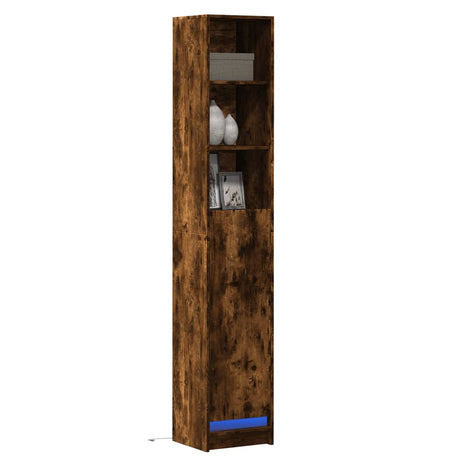 Sideboard With Led 36X32.5X200 Cm Engineered Wood