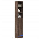 Sideboard With Led 36X32.5X200 Cm Engineered Wood