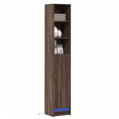 Sideboard With Led 36X32.5X200 Cm Engineered Wood