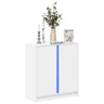 Sideboard With Led 77X34X85 Cm Engineered Wood