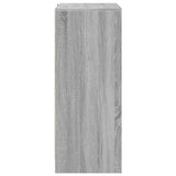 Sideboard With Led 77X34X85 Cm Engineered Wood