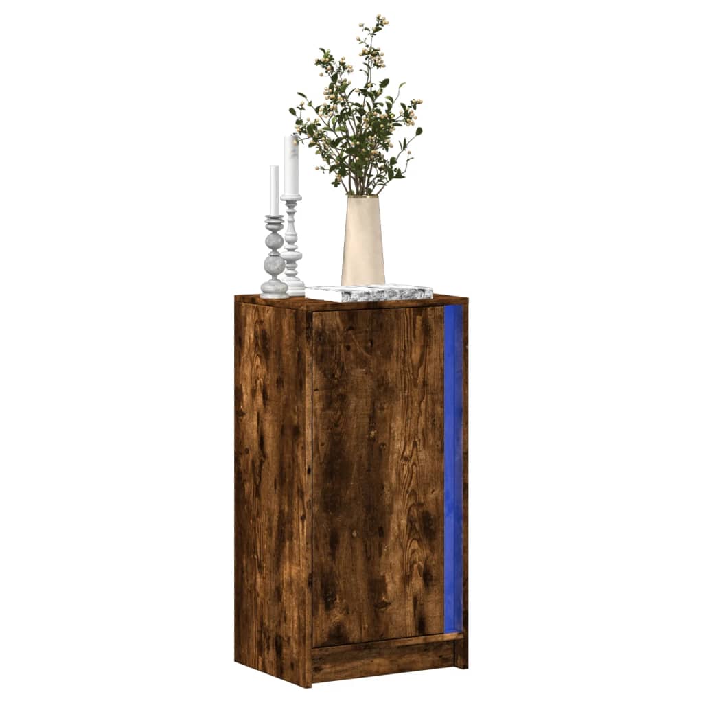 Sideboard With Led 42.5X34X85 Cm Engineered Wood