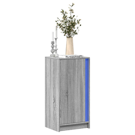 Sideboard With Led 42.5X34X85 Cm Engineered Wood