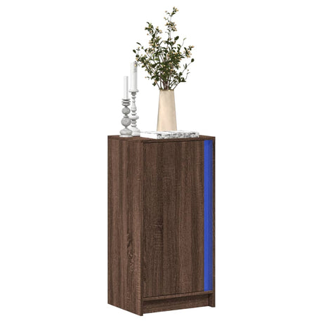 Sideboard With Led 42.5X34X85 Cm Engineered Wood