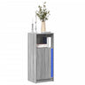 Sideboard With Led 77X34X100 Cm Engineered Wood