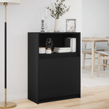 Sideboard With Led 72X34X100 Cm Engineered Wood