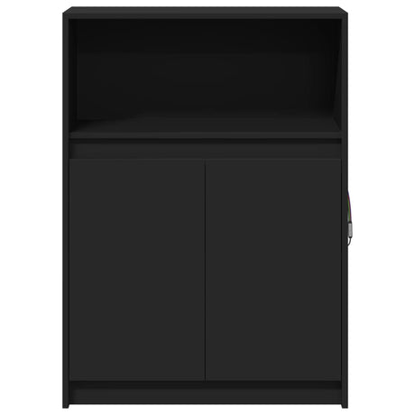 Sideboard With Led 72X34X100 Cm Engineered Wood