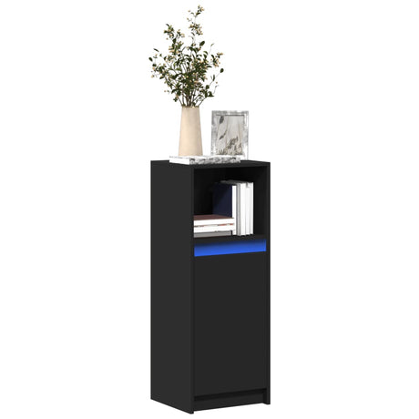 Sideboard With Led 72X34X100 Cm Engineered Wood
