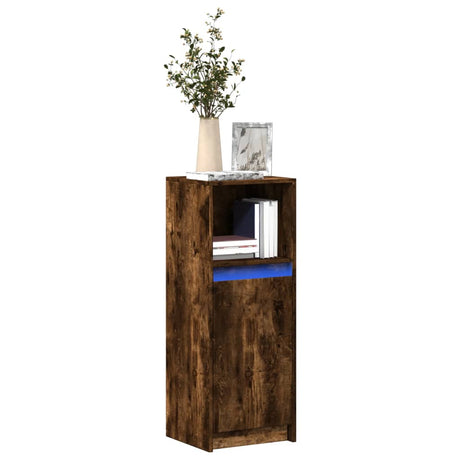 Sideboard With Led 72X34X100 Cm Engineered Wood