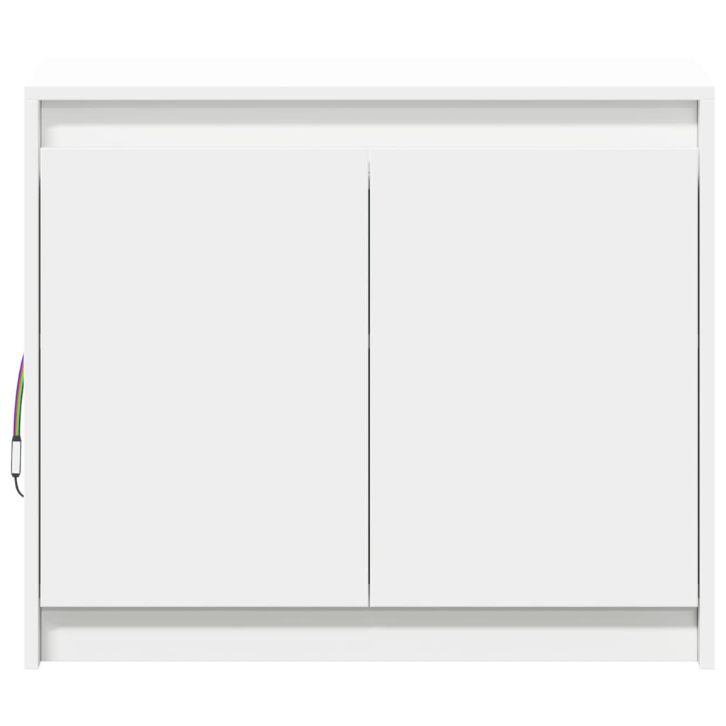 Sideboard With Led 72X34X61 Cm Engineered Wood