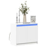 Sideboard With Led 72X34X61 Cm Engineered Wood