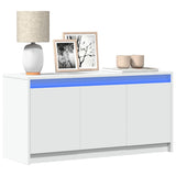 Tv Cabinet With Led 100X34X50 Cm Engineered Wood