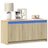 Tv Cabinet With Led 100X34X50 Cm Engineered Wood