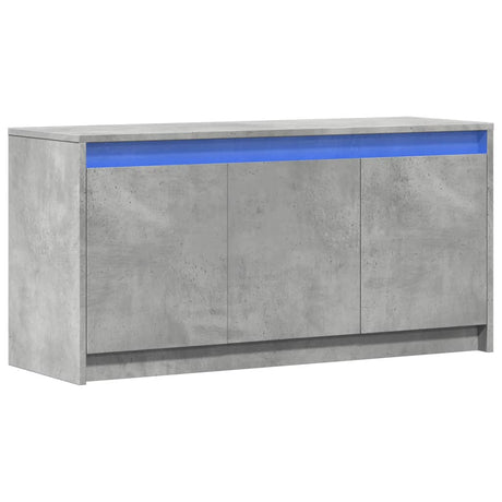 Tv Cabinet With Led 100X34X50 Cm Engineered Wood