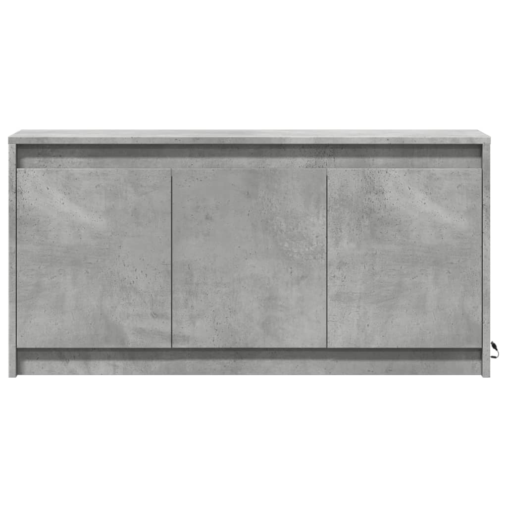 Tv Cabinet With Led 100X34X50 Cm Engineered Wood