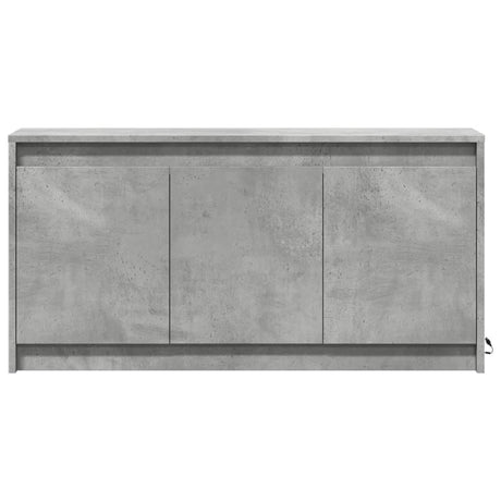 Tv Cabinet With Led 100X34X50 Cm Engineered Wood
