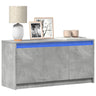Tv Cabinet With Led 100X34X50 Cm Engineered Wood