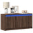 Tv Cabinet With Led 100X34X50 Cm Engineered Wood