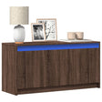 Tv Cabinet With Led 100X34X50 Cm Engineered Wood