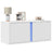 Tv Wall Cabinet With Led Lights 80X31X35 Cm
