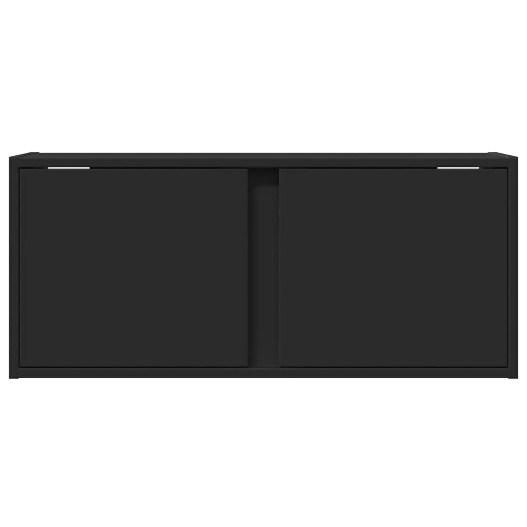 Tv Wall Cabinet With Led Lights 80X31X35 Cm