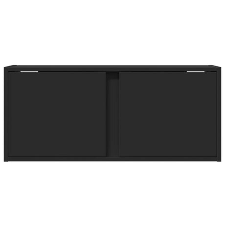 Tv Wall Cabinet With Led Lights 80X31X35 Cm