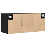 Tv Wall Cabinet With Led Lights 80X31X35 Cm