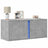 Tv Wall Cabinet With Led Lights 80X31X35 Cm