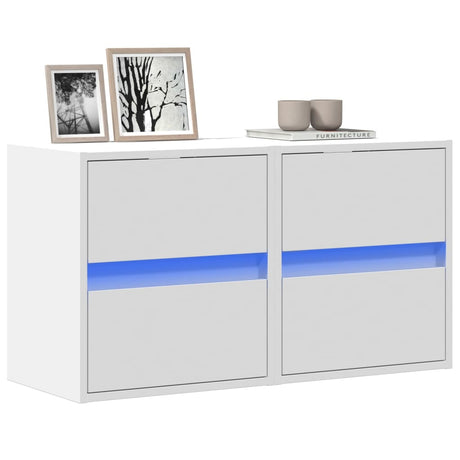 Tv Wall Cabinet With Led 180X31X45 Cm