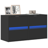 Tv Wall Cabinet With Led 180X31X45 Cm