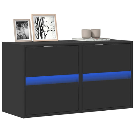Tv Wall Cabinet With Led 180X31X45 Cm