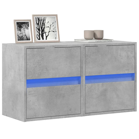 Tv Wall Cabinet With Led 180X31X45 Cm