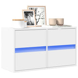 Tv Wall Cabinet With Led 180X31X45 Cm