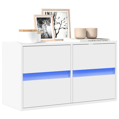 Tv Wall Cabinet With Led 180X31X45 Cm