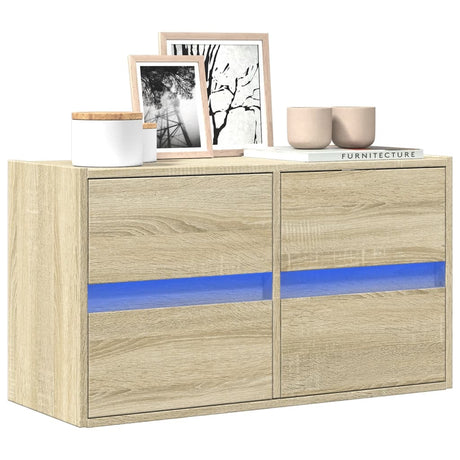 Tv Wall Cabinet With Led 180X31X45 Cm