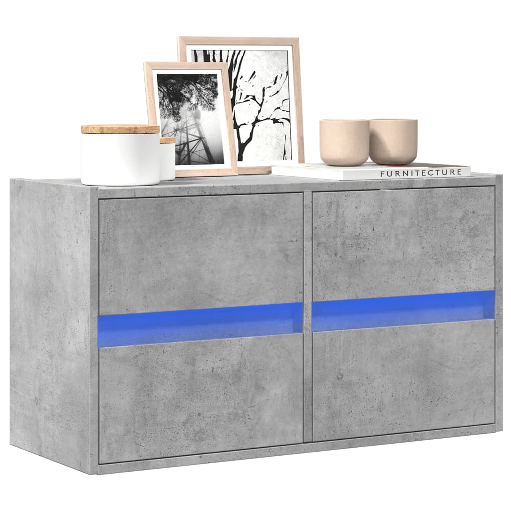 Tv Wall Cabinet With Led 180X31X45 Cm