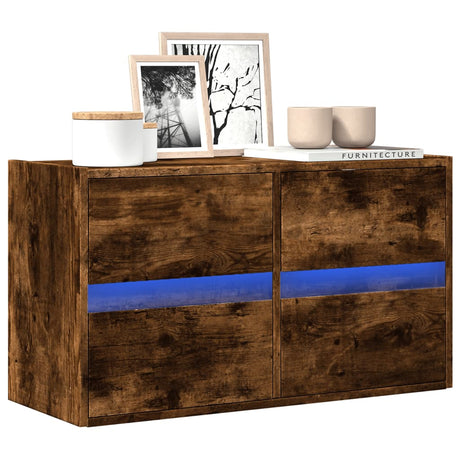 Tv Wall Cabinet With Led 180X31X45 Cm