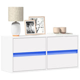 Tv Wall Cabinet With Led 180X31X45 Cm