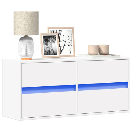 Tv Wall Cabinet With Led 180X31X45 Cm