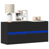 Tv Wall Cabinet With Led 180X31X45 Cm