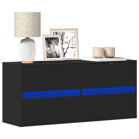 Tv Wall Cabinet With Led 180X31X45 Cm