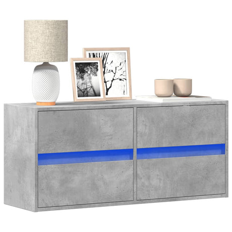 Tv Wall Cabinet With Led 180X31X45 Cm