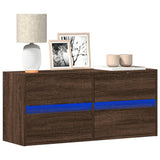 Tv Wall Cabinet With Led 180X31X45 Cm