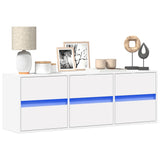 Tv Wall Cabinet With Led 180X31X45 Cm