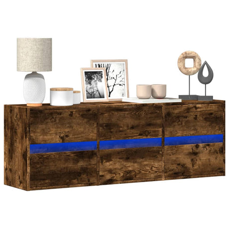 Tv Wall Cabinet With Led 180X31X45 Cm