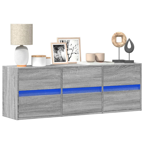 Tv Wall Cabinet With Led 180X31X45 Cm