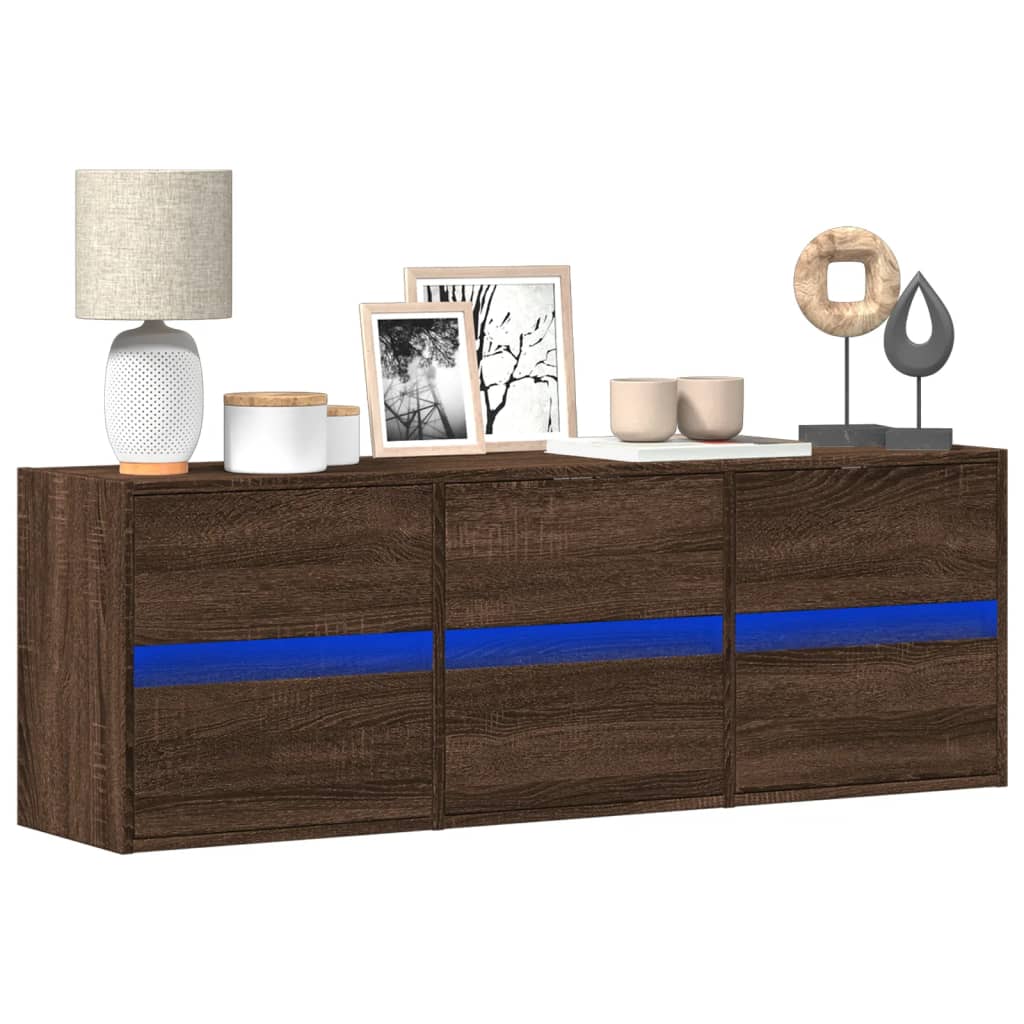 Tv Wall Cabinet With Led 180X31X45 Cm