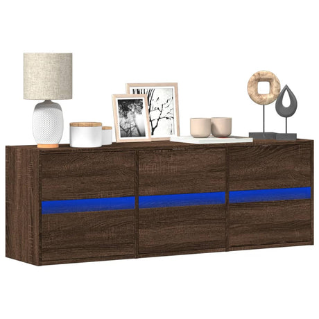 Tv Wall Cabinet With Led 180X31X45 Cm